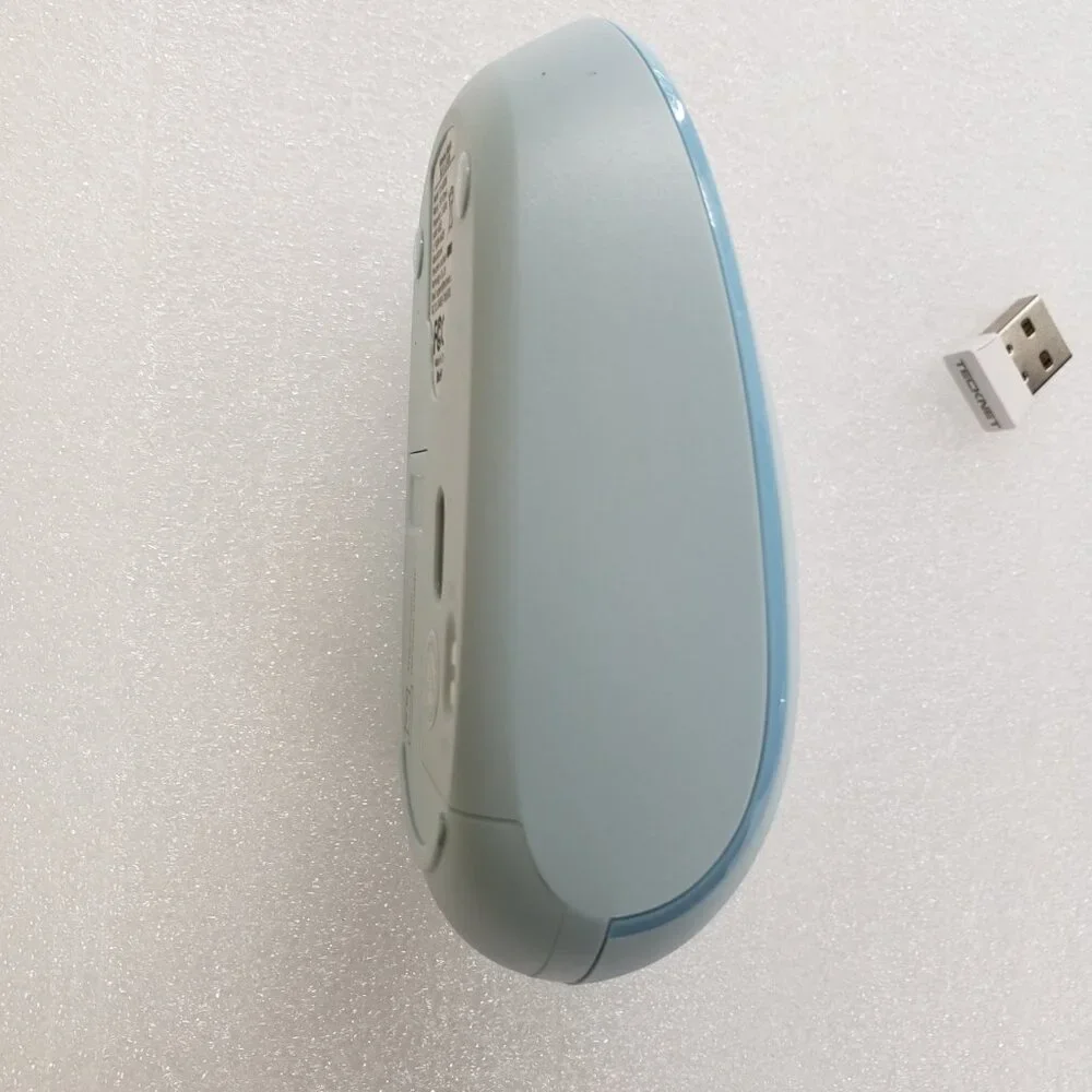 TECKNET Wireless Mouse for Laptop, 2.4GHz USB Mini Cordless Sky Blue TK-MS006